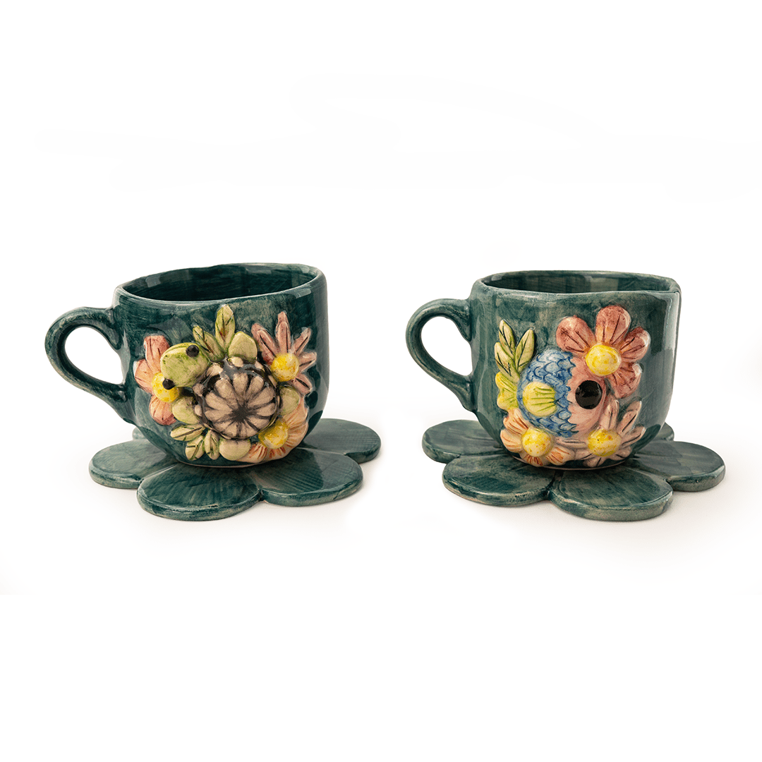 Sea Blossom Mugs - Modern Mexico