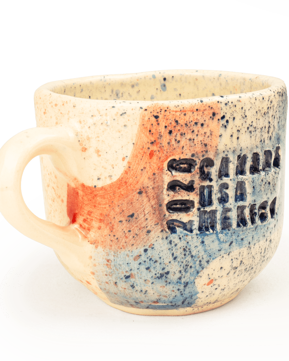 ¡Goool! Three Nations Soccer Mug 2026 – Handcrafted Mexican Ceramic (México · USA · Canada) - Modern Mexico