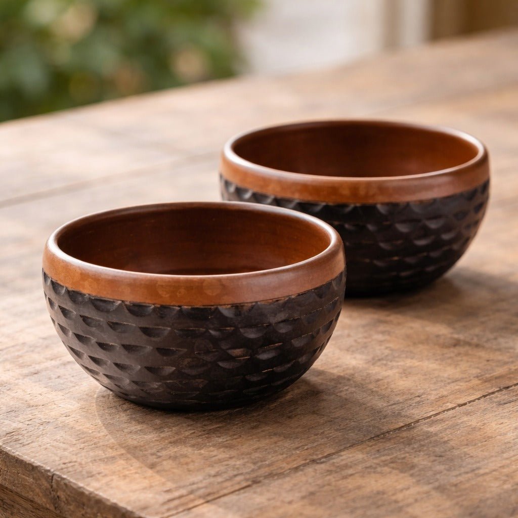 Black Pineapple Bowl - Modern Mexico