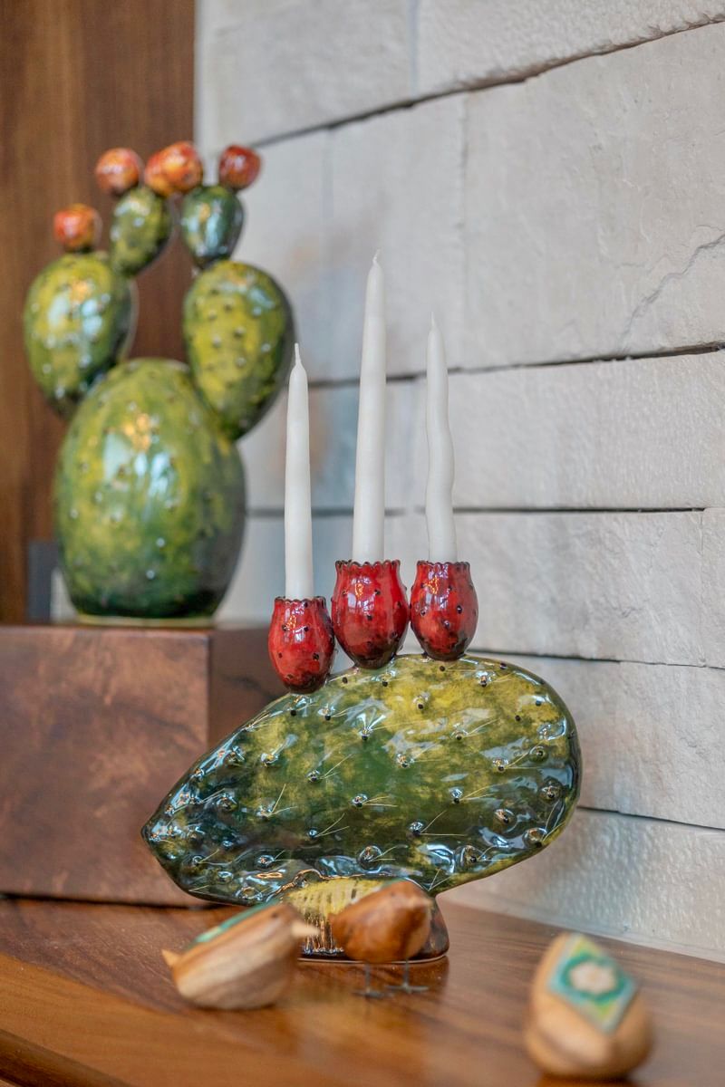 Cactus Glow Candle Holder - Modern Mexico