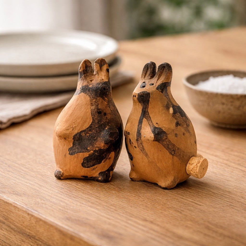 Conejo Salt & Pepper Shakers Set - Modern Mexico