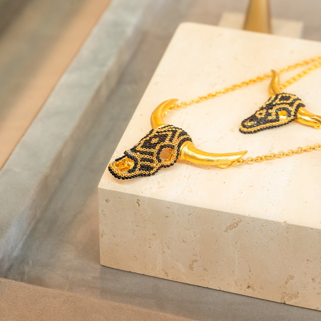 El Toro Necklace - Large Pendant - Modern Mexico
