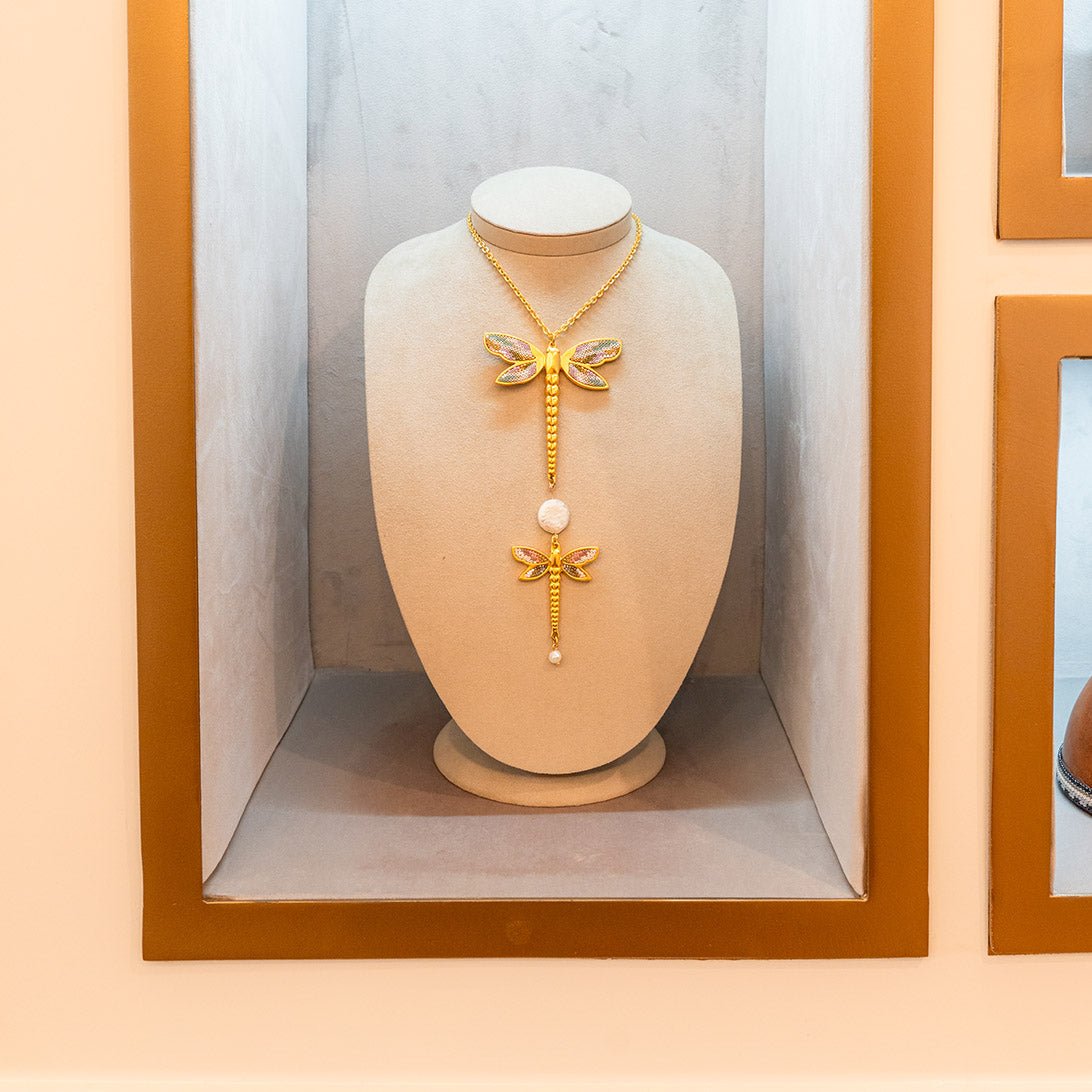 Ethereal Long Necklace - Modern Mexico