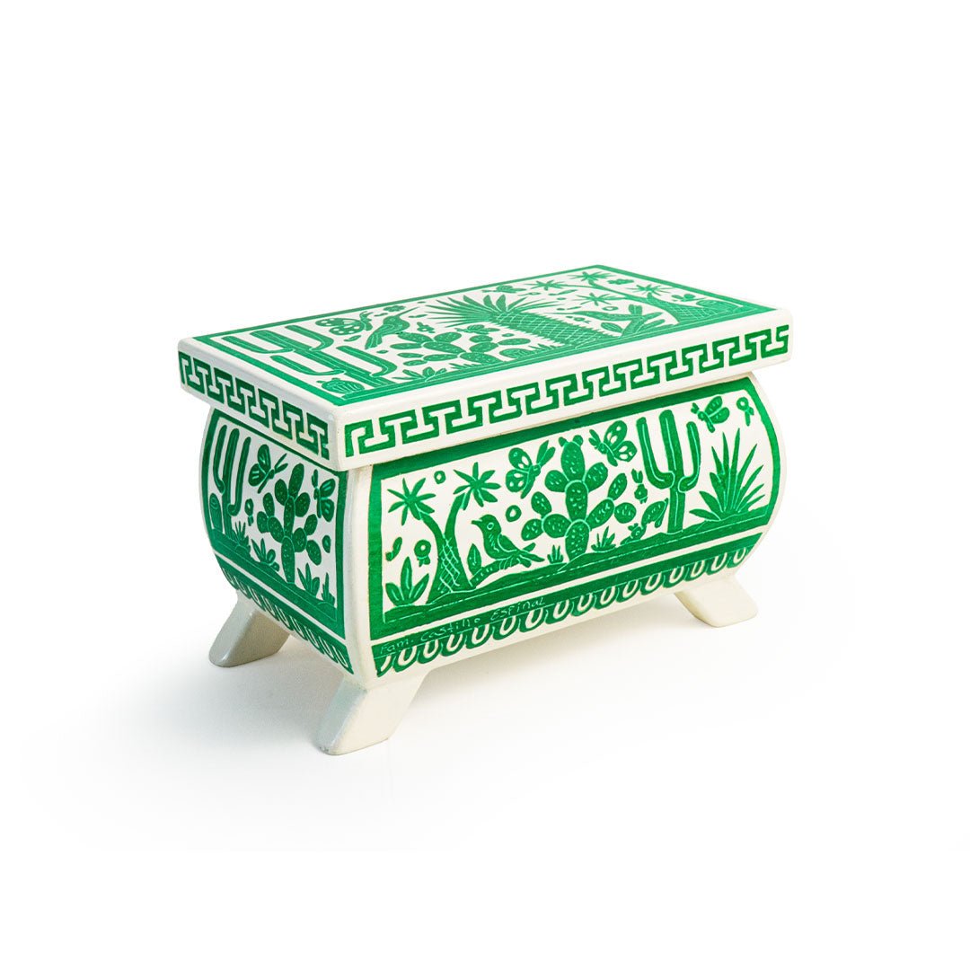 Aura Footed Box - Modern Mexico