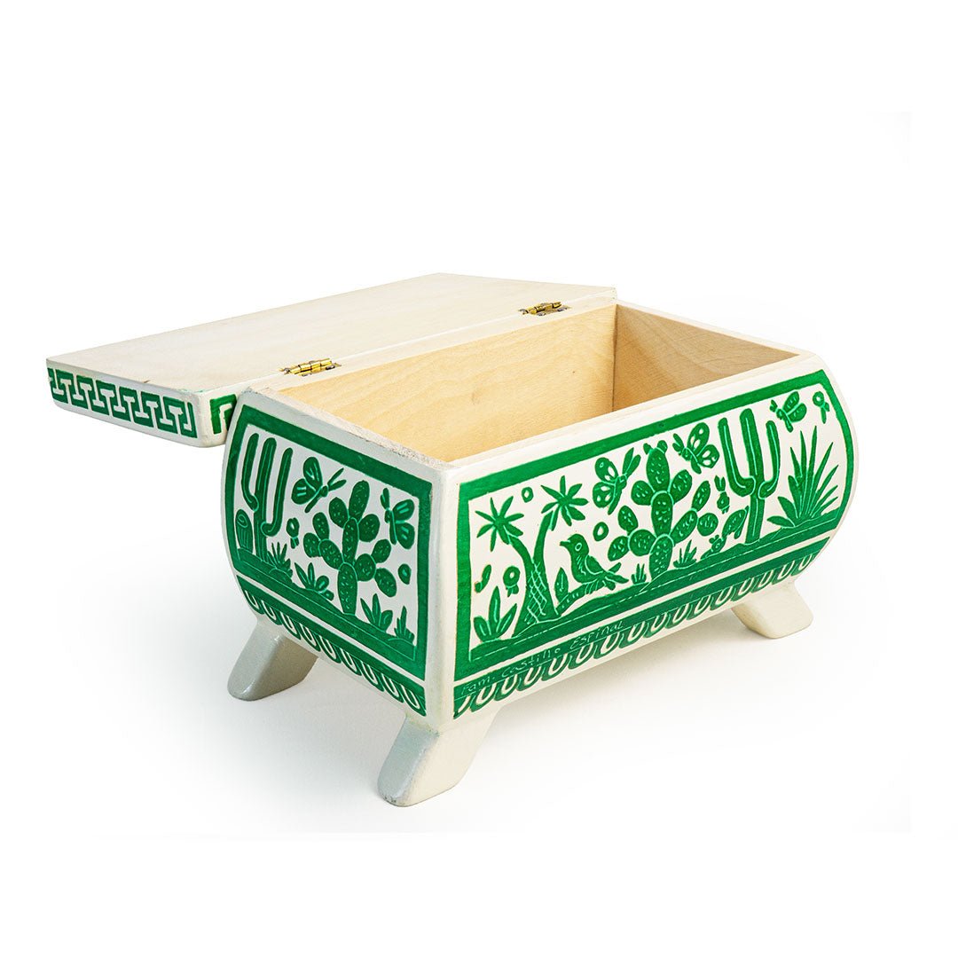Aura Footed Box - Modern Mexico