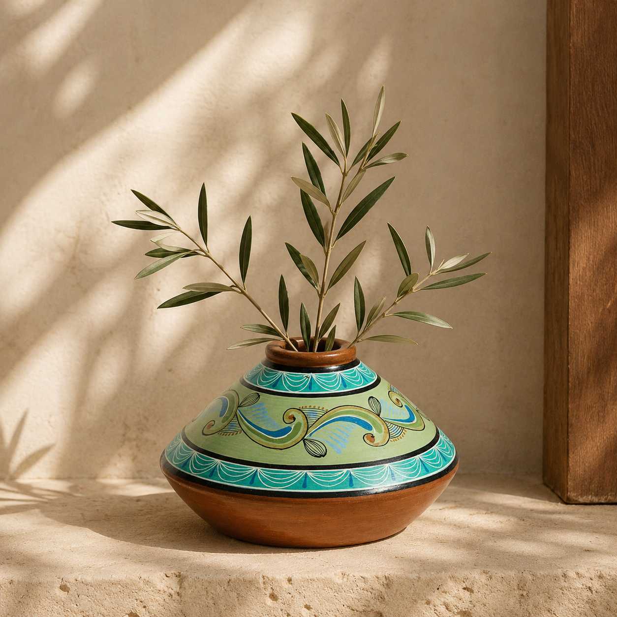 Green Churumbela Vase - Modern Mexico