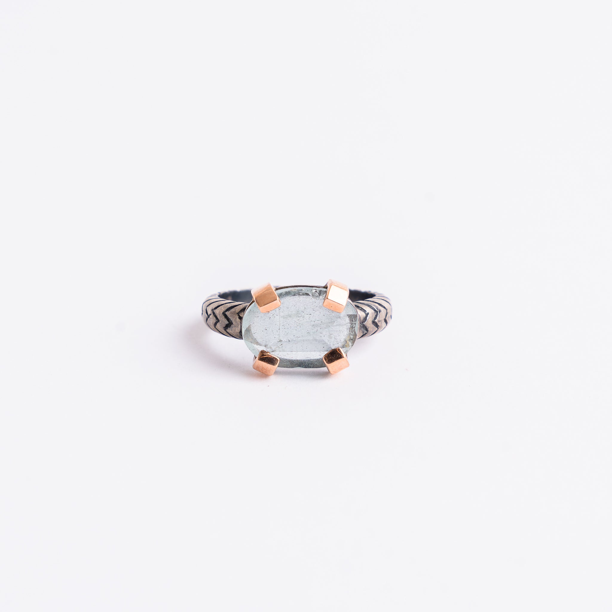 Mamba Aquamarine Ring - Modern Mexico