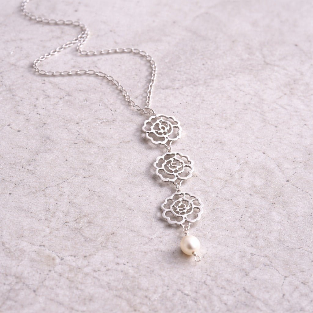 Istmo Flower Long Necklace - Modern Mexico