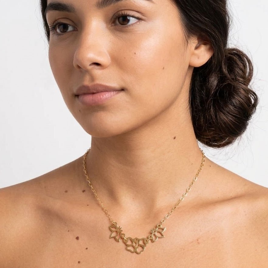 Istmo Flower Necklace - Modern Mexico