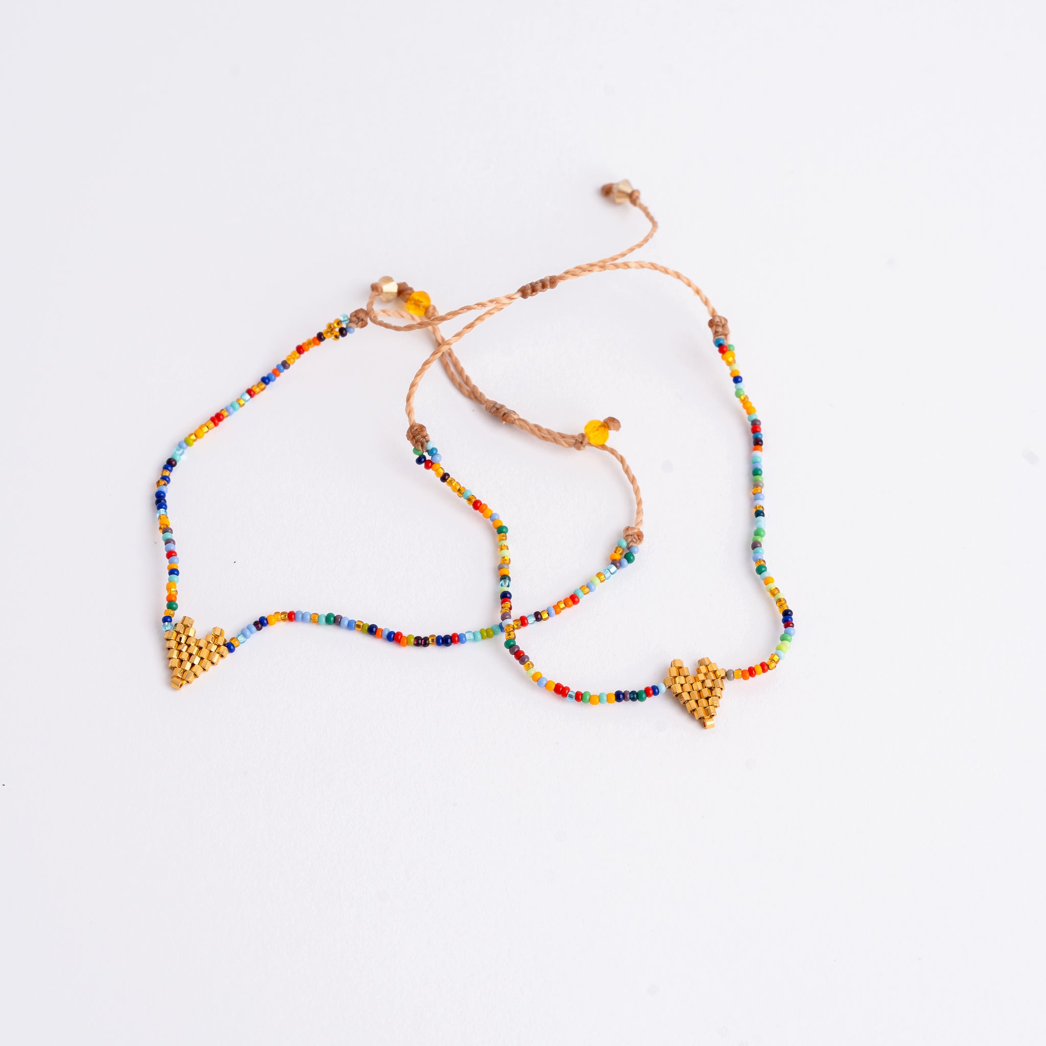 Golden Heart Bracelet - Modern Mexico