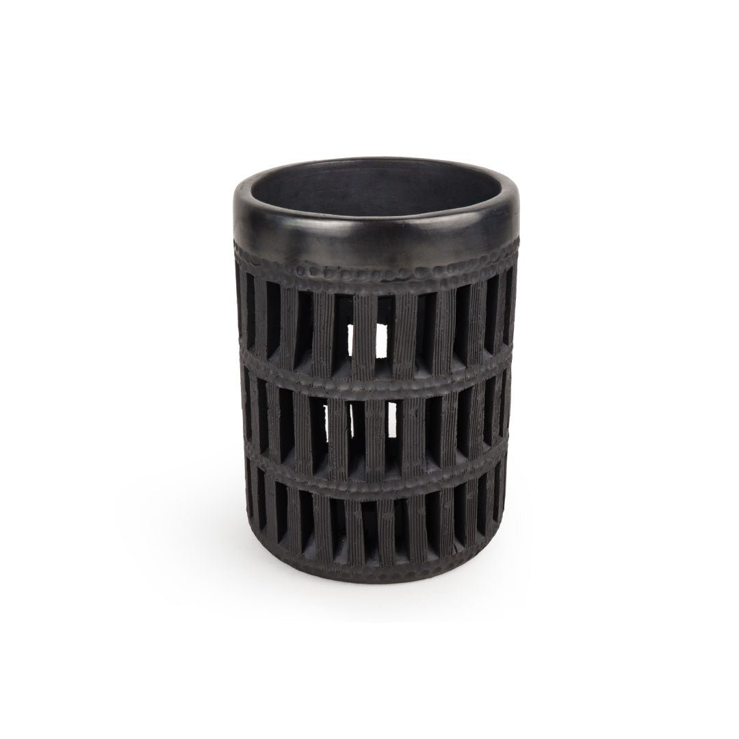 Barro Negro Candle Lantern - Modern Mexico