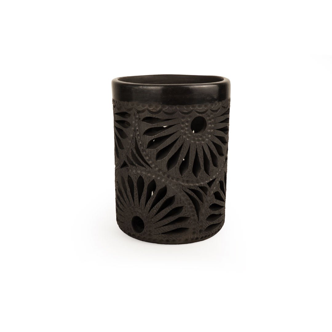 Barro Negro Candle Lantern - Modern Mexico