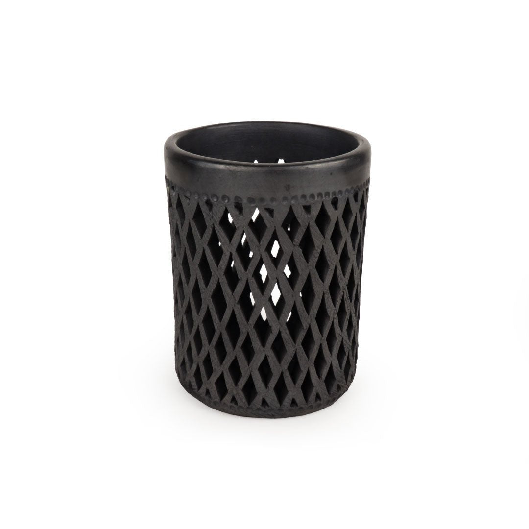 Barro Negro Candle Lantern - Modern Mexico