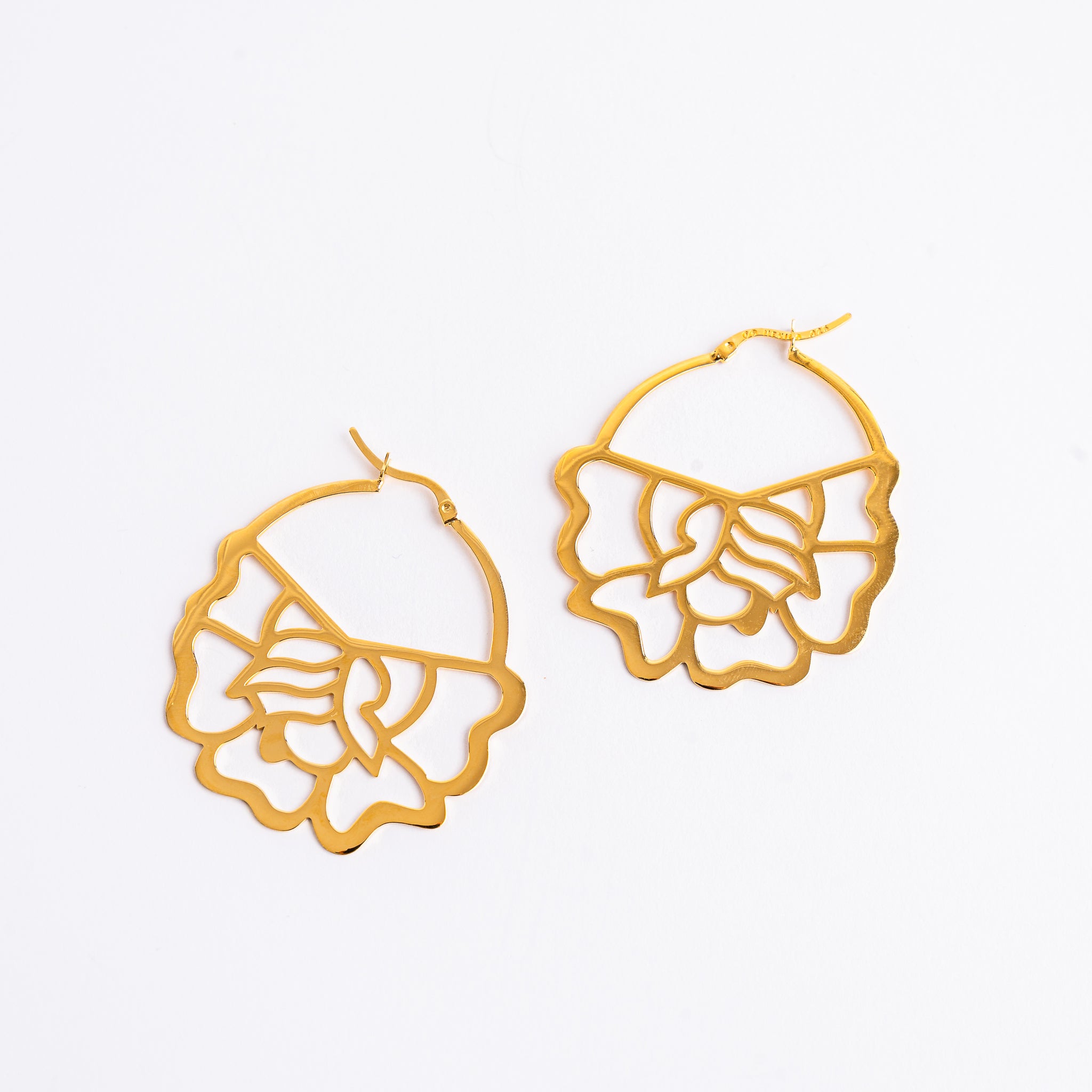 Istmo Flower Hoop Earrings - Modern Mexico