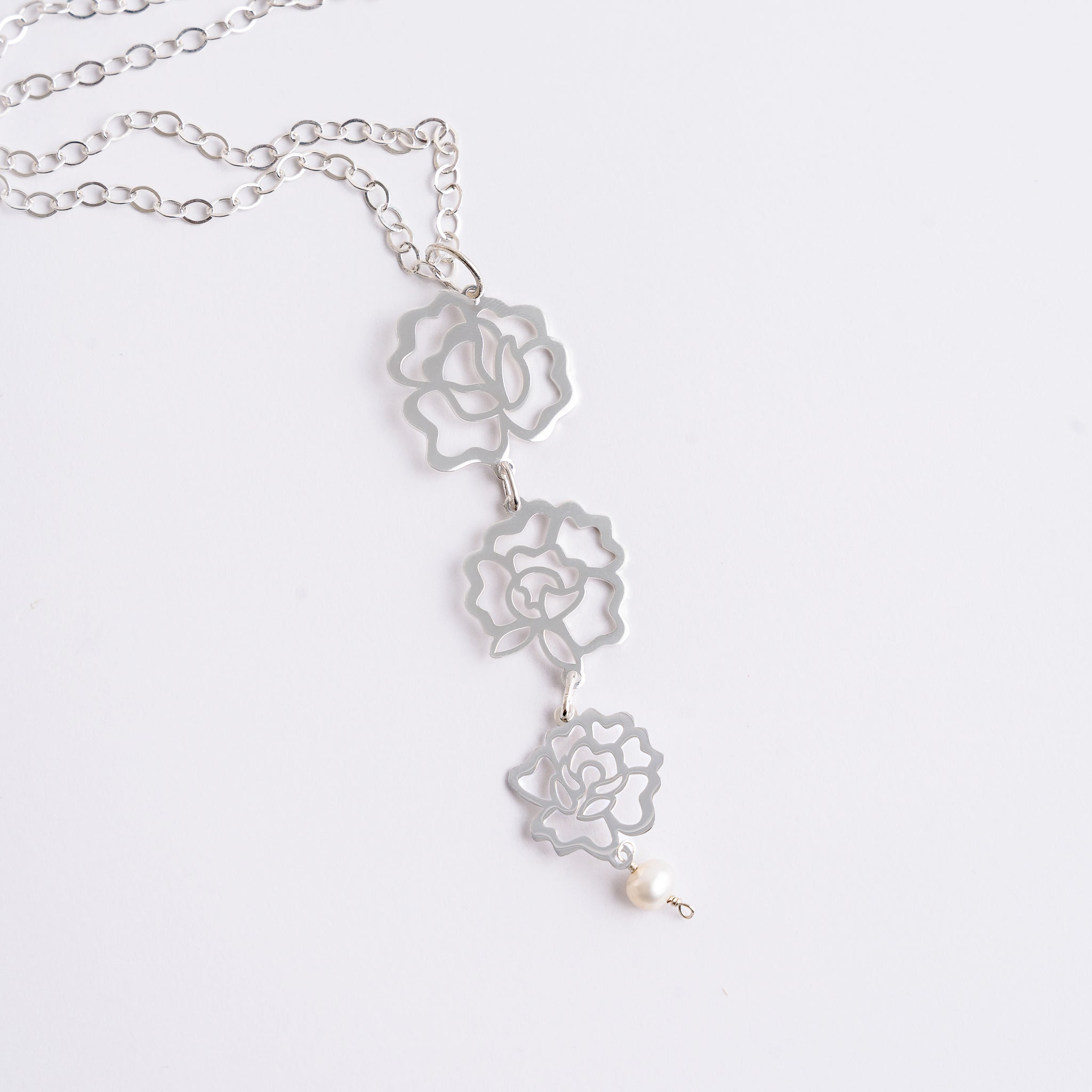 Istmo Flower Long Necklace - Modern Mexico