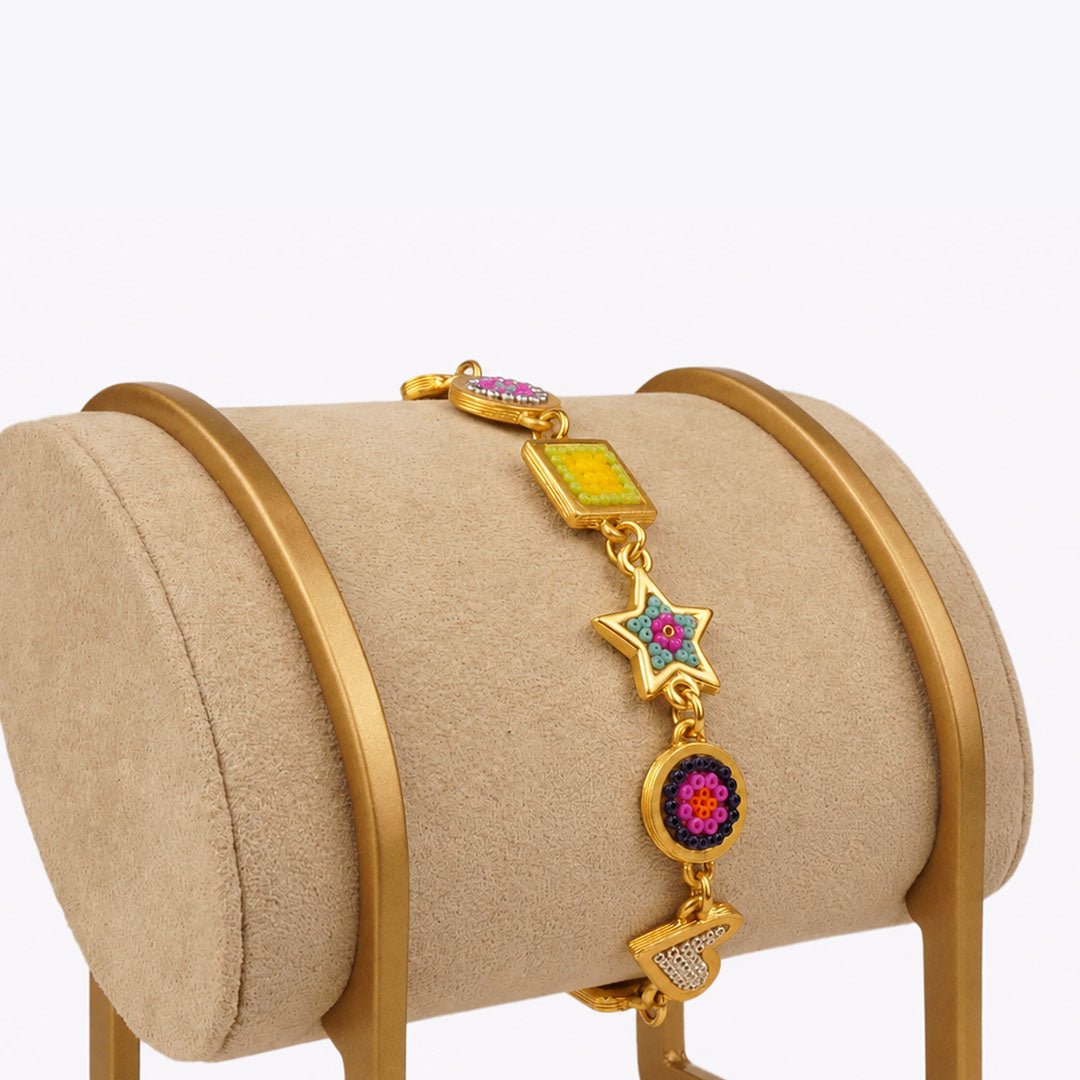 Wixárika Rainbow Bracelet - Modern Mexico