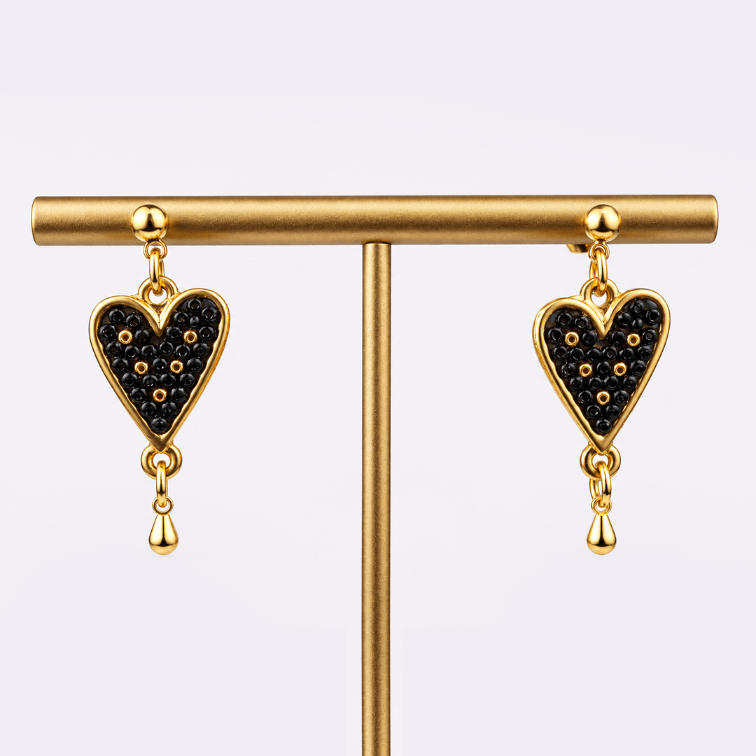 Peace Heart Earrings - Modern Mexico