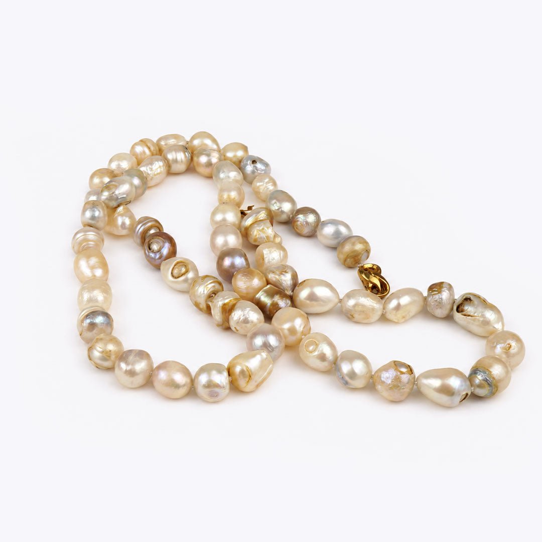 Natural Pearl Strand Necklace - Modern Mexico