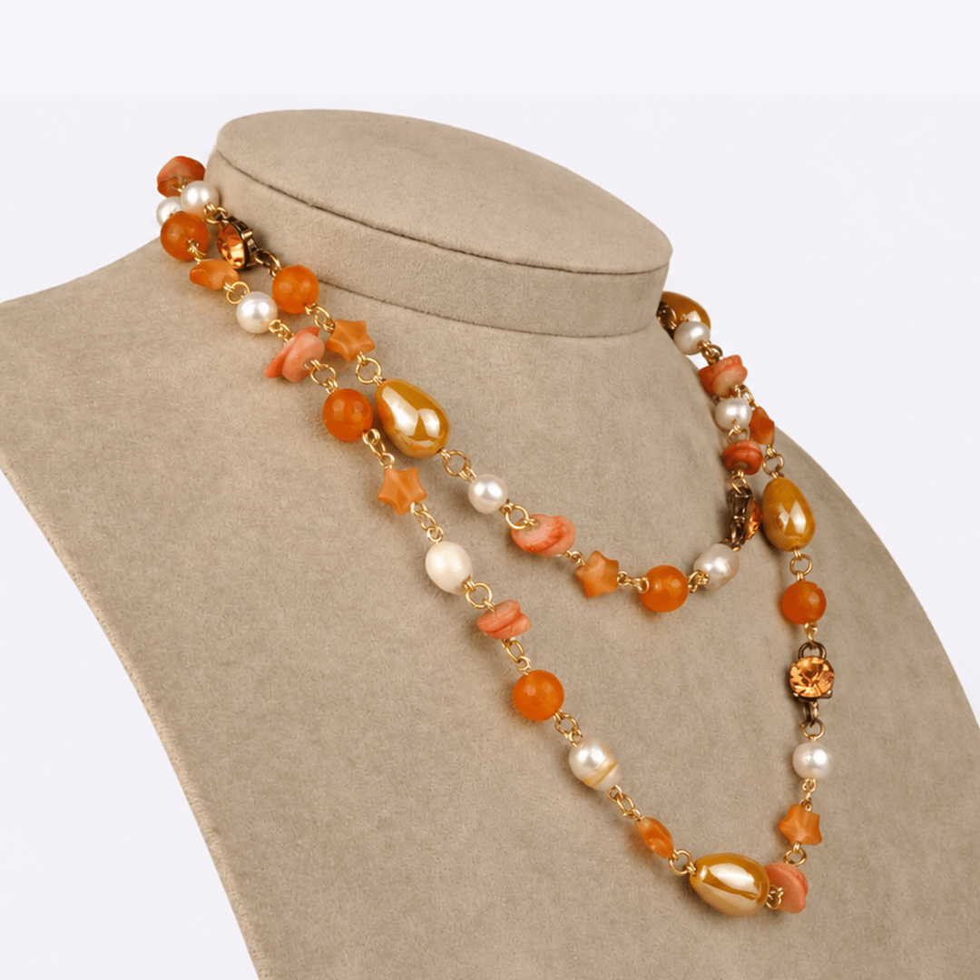 Agate & Gemstone Necklace - Modern Mexico