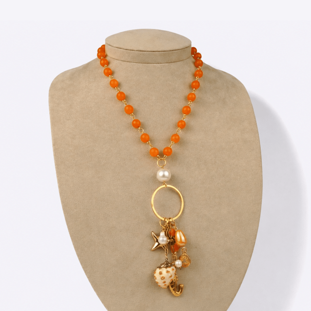 Stone & Sea Fossil Necklace - Modern Mexico