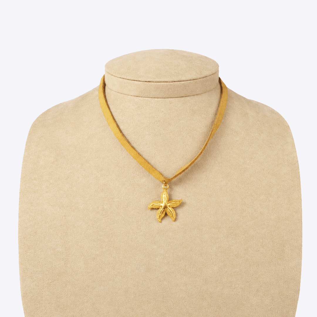 Suede Starfish Choker - Modern Mexico