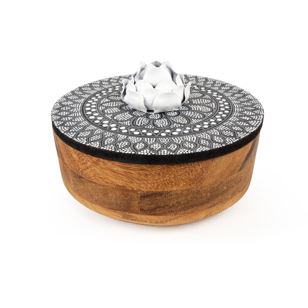 Blossom Handpainted Tortilla Holder - Modern Mexico