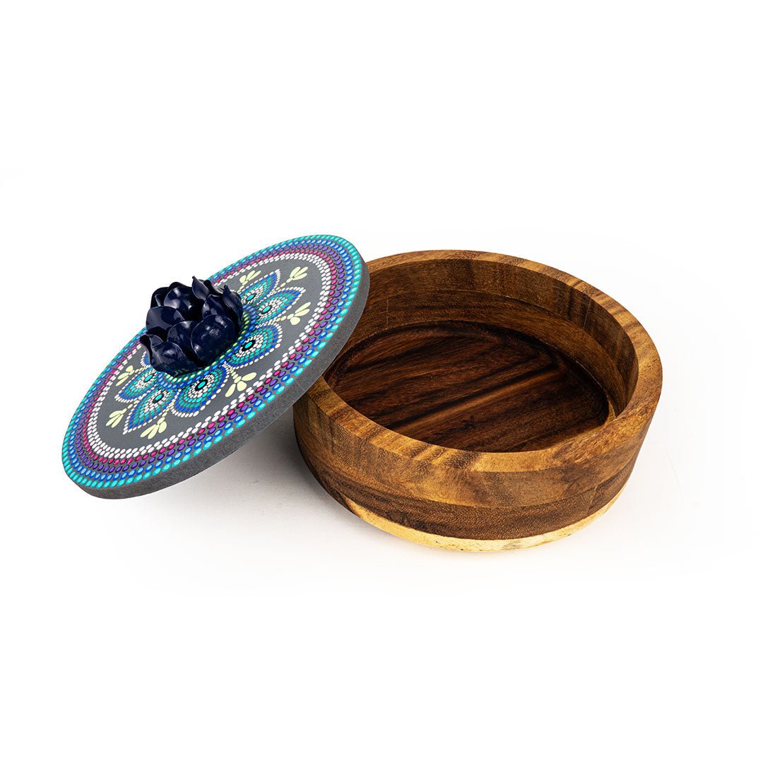 Blossom Handpainted Tortilla Holder - Modern Mexico