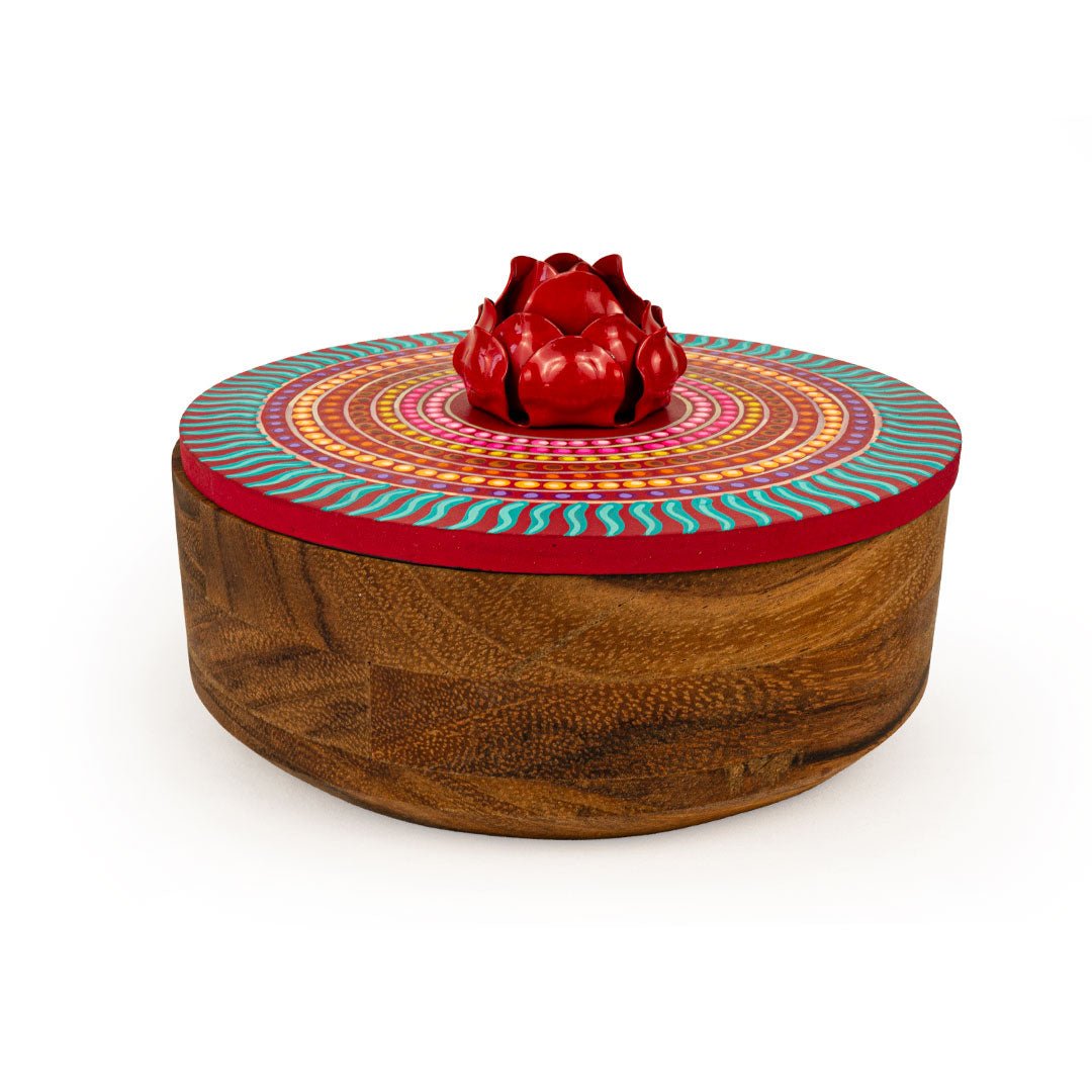Blossom Handpainted Tortilla Holder - Modern Mexico