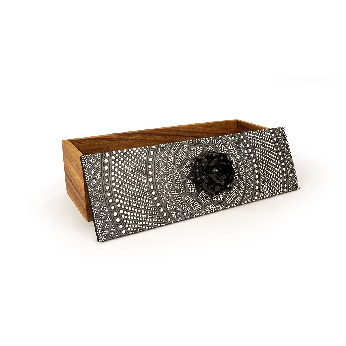 Blossom Handpainted Tea Box - Modern Mexico