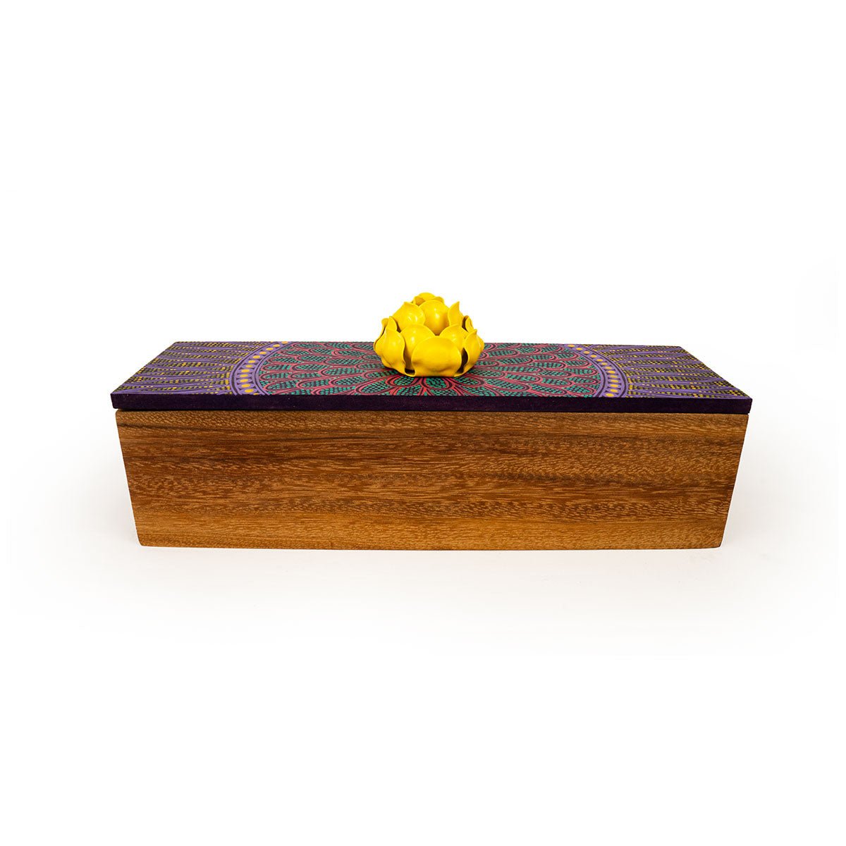 Blossom Handpainted Tea Box - Modern Mexico