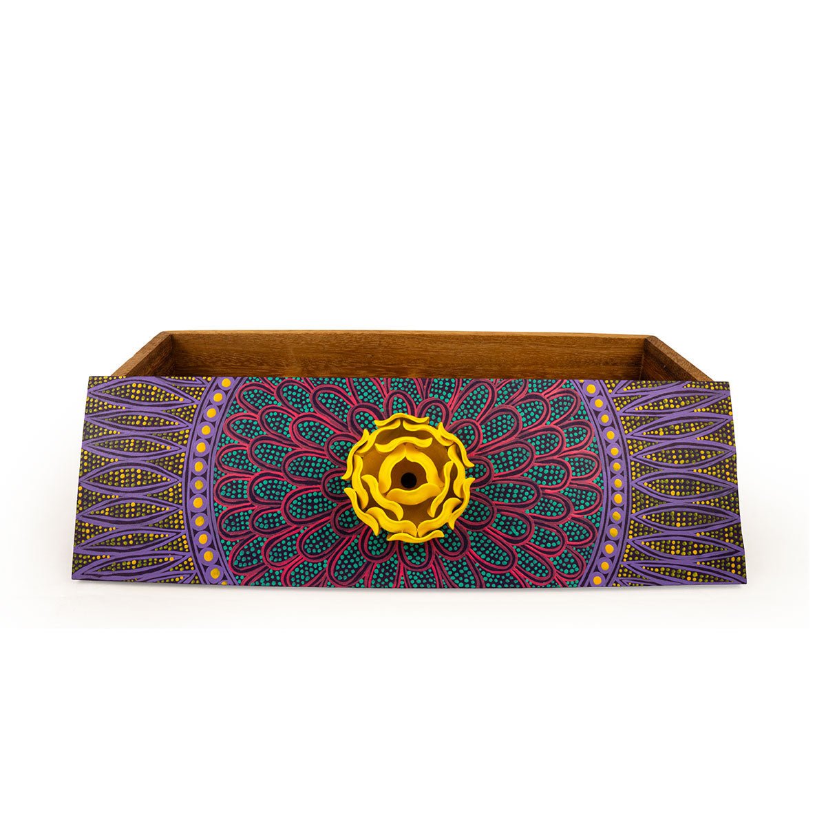 Blossom Handpainted Tea Box - Modern Mexico