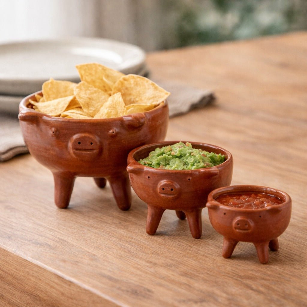 Oink & Clay Bowl - Modern Mexico