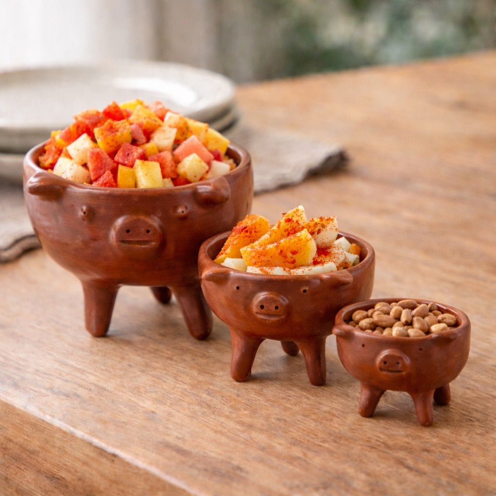 Oink & Clay Bowl - Modern Mexico