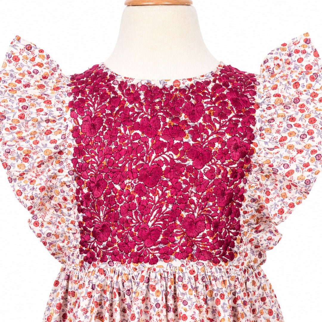 Garden Party Pinafore Dress - Modern Mexico