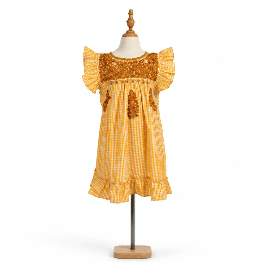 Little Fiesta Embroidered Dress - Modern Mexico