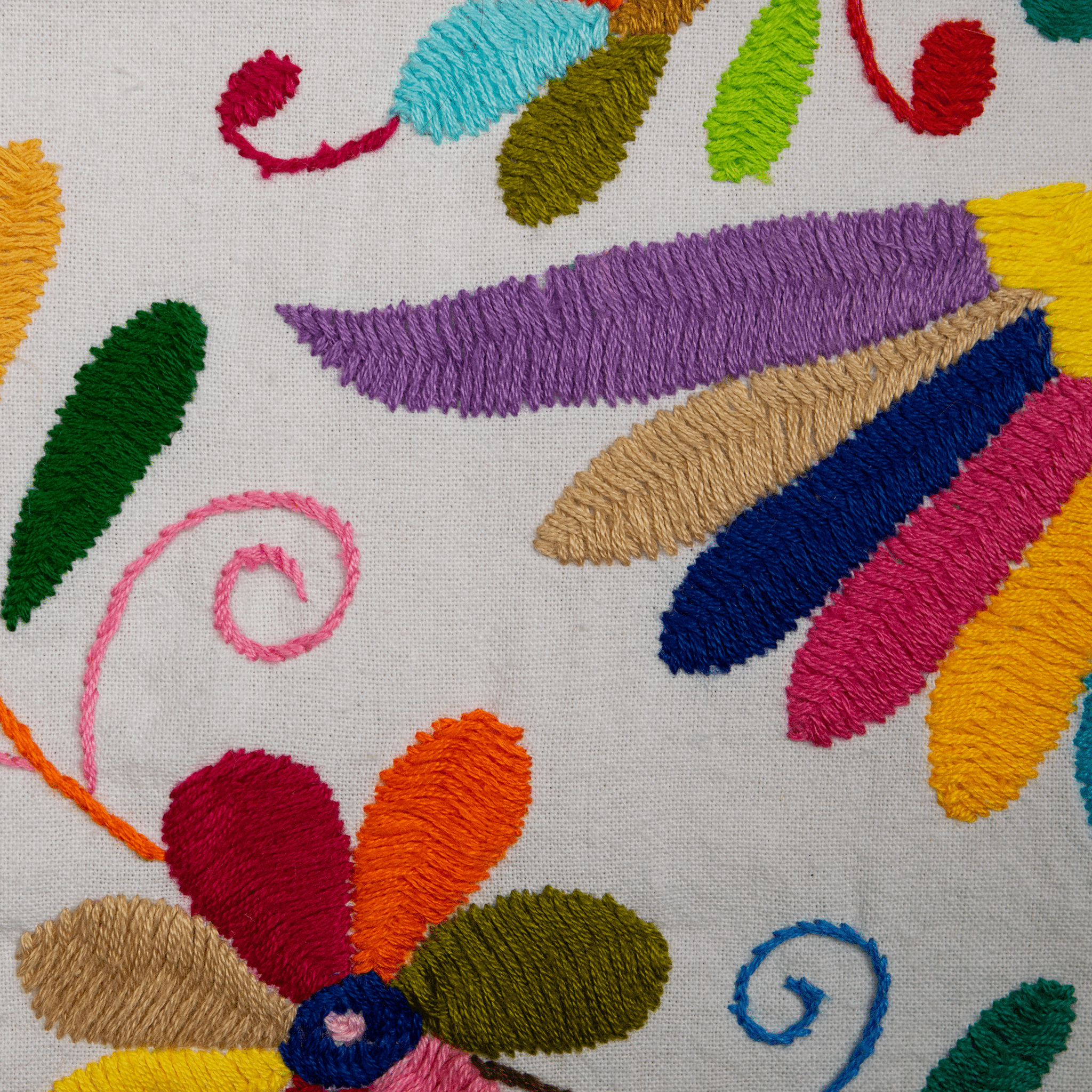 Rainbow Colibrí Cushion Cover - Modern Mexico
