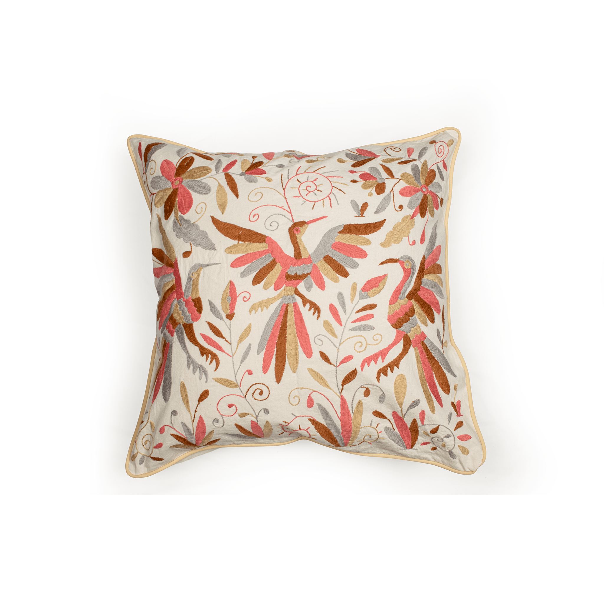 Pink Nature Cushion Cover - Modern Mexico
