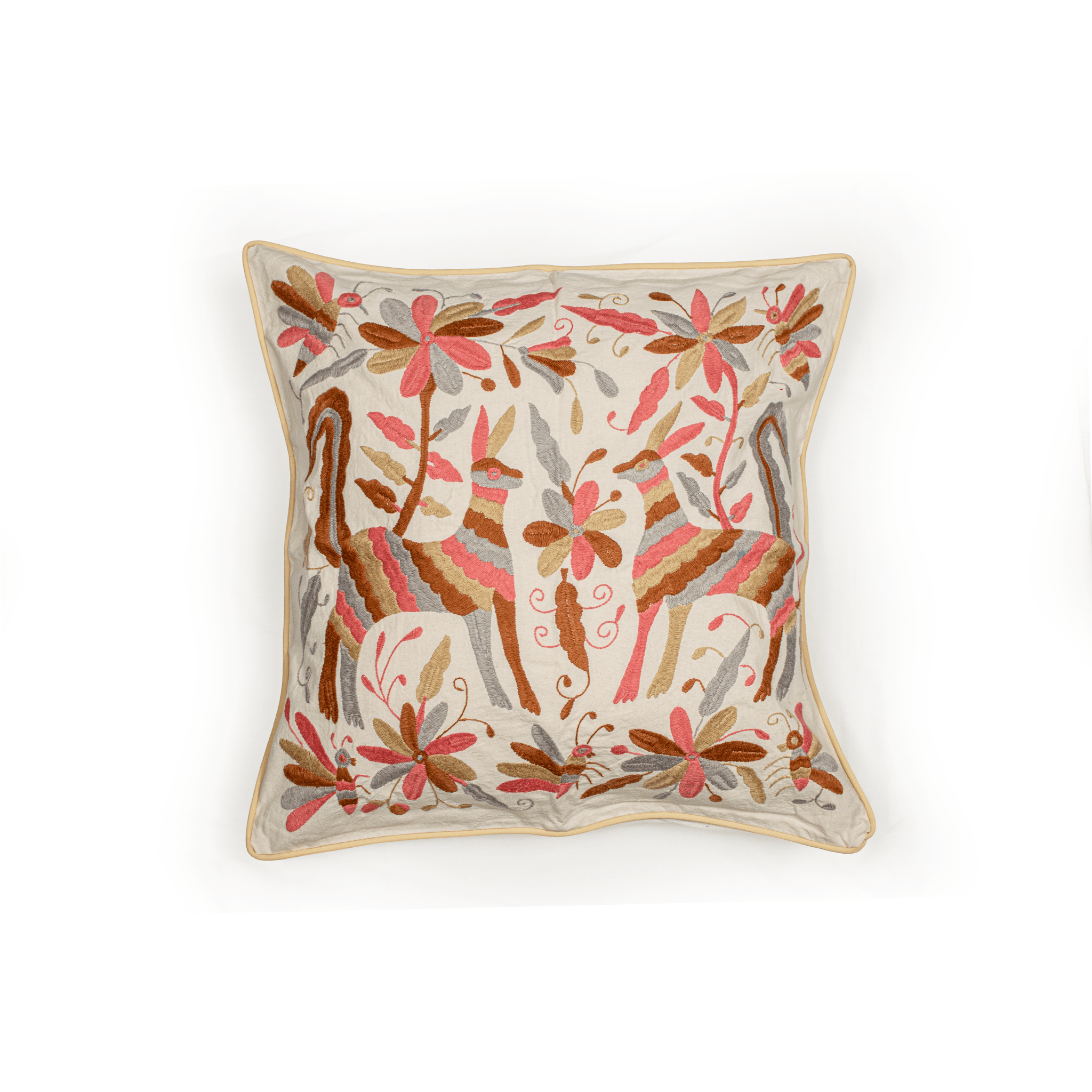 Pink Nature Cushion Cover - Modern Mexico