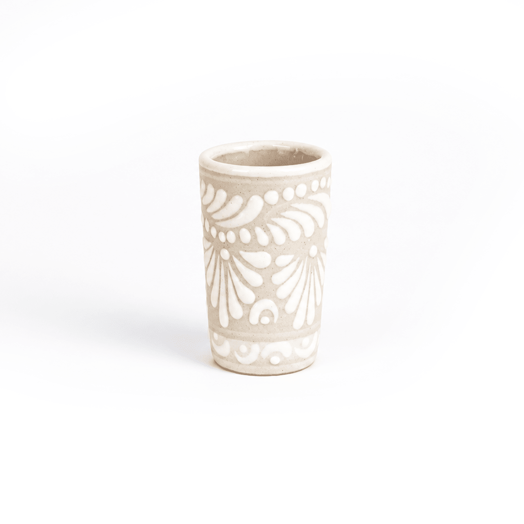 Puro Agave Talavera Set — 2 Tequila Cups - Modern Mexico