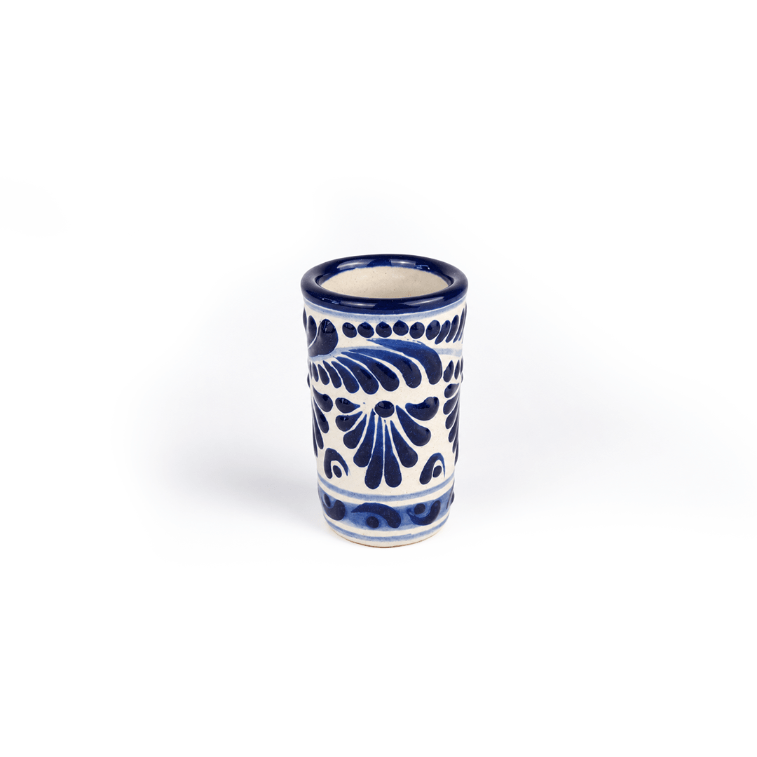 Puro Agave Talavera Set — 2 Tequila Cups - Modern Mexico