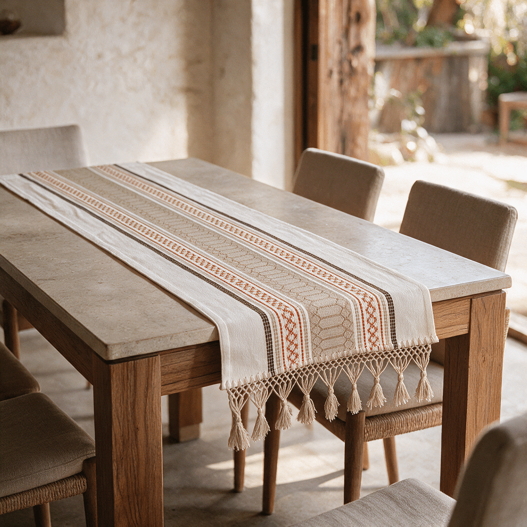 Calma Table Runner - Modern Mexico