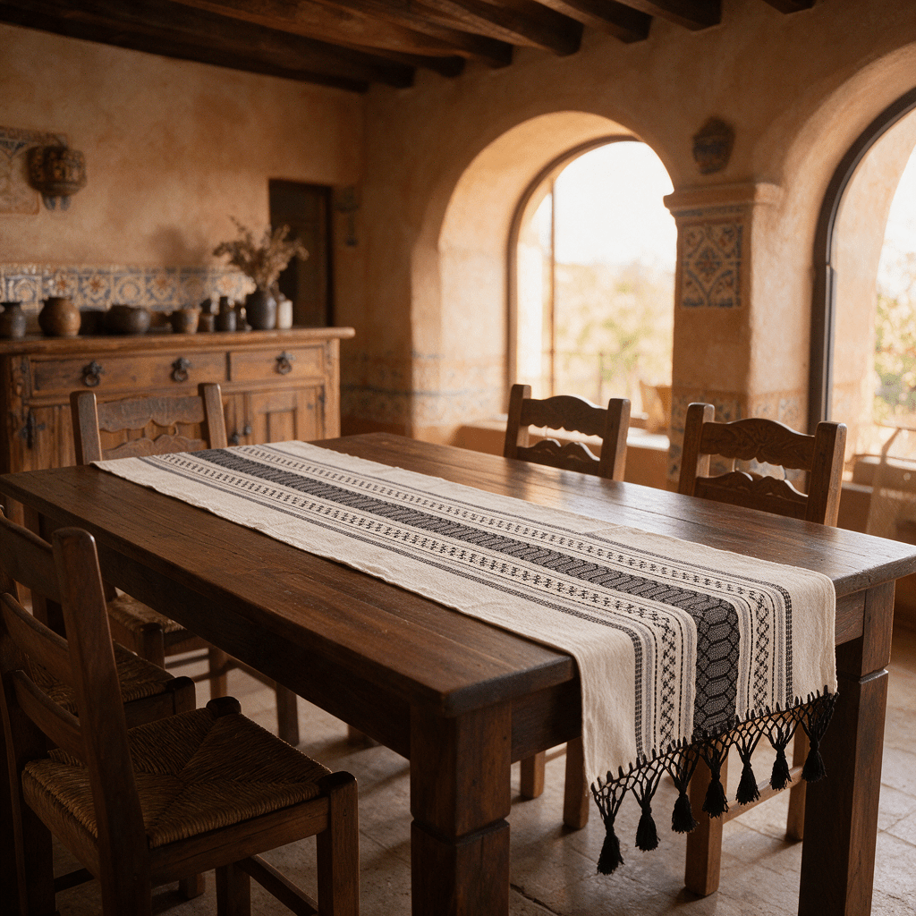 Calma Table Runner - Modern Mexico