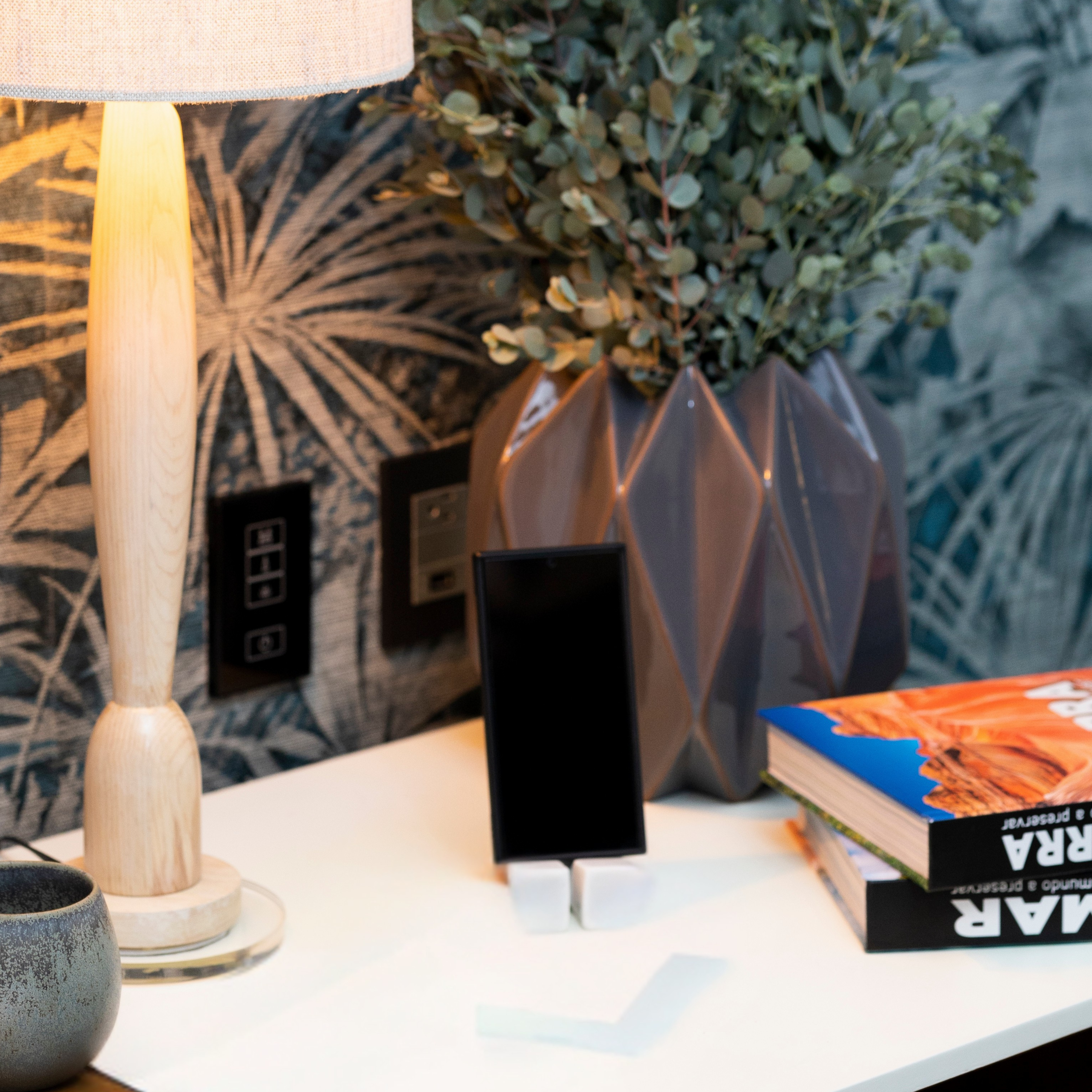 Rest and Recharge Marble Phone Stand - Modern Mexico