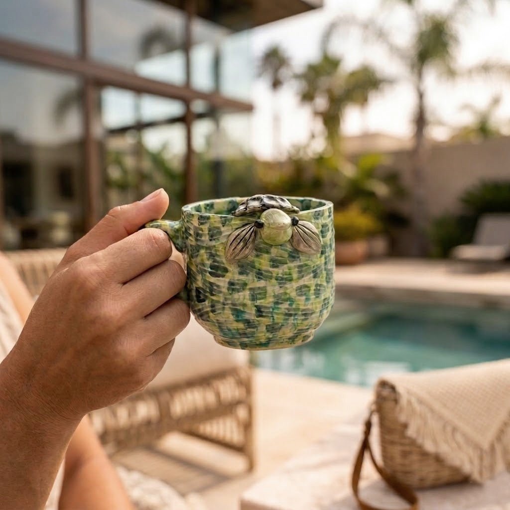 Sea Turtle Marina Mug - Modern Mexico