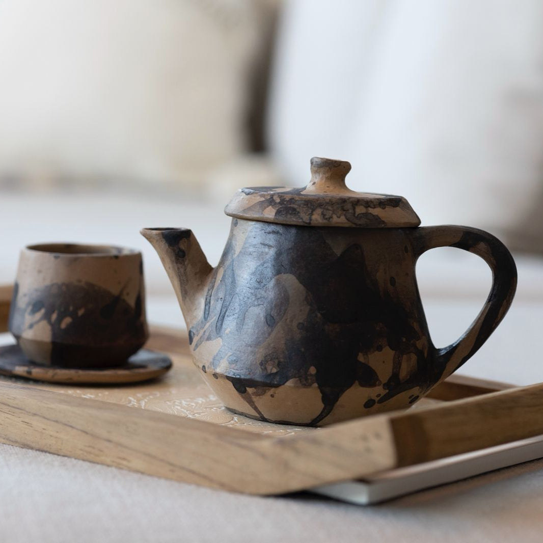Lluvia Negra Tea Pot - Modern Mexico
