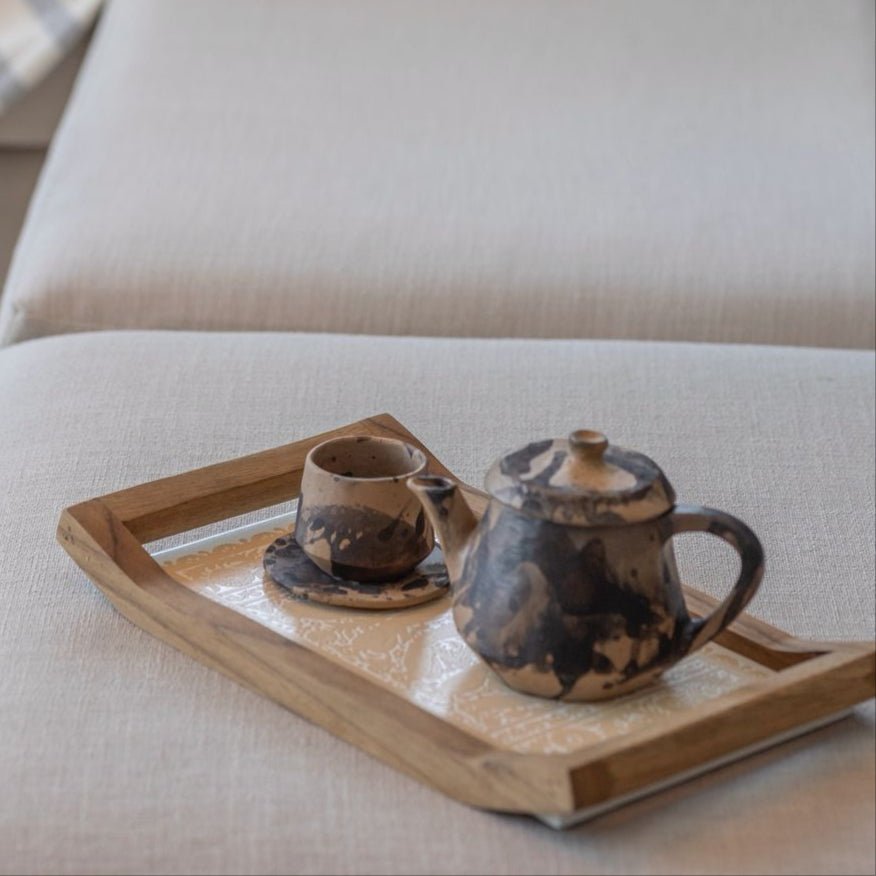 Lluvia Negra Cup & Saucer - Modern Mexico