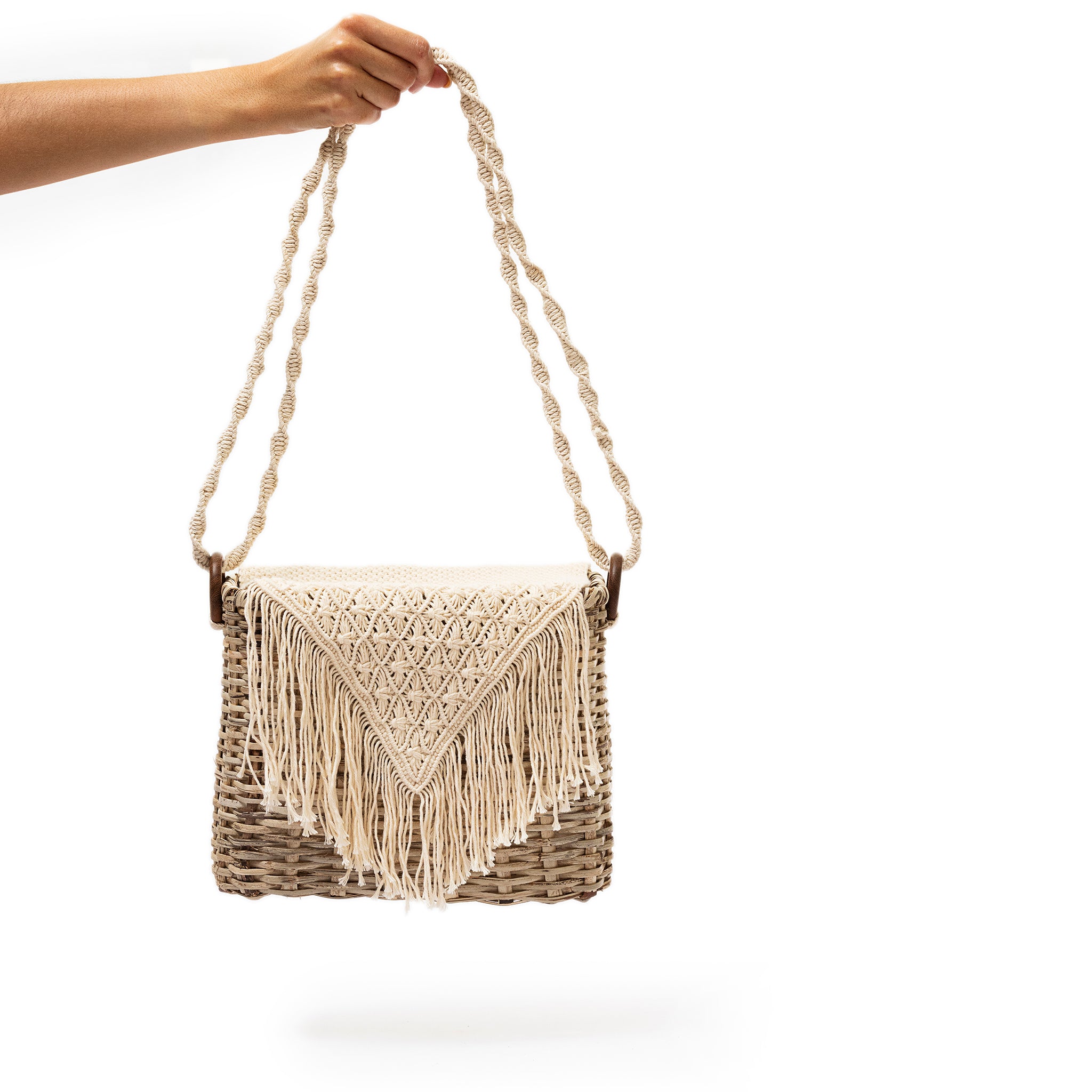 Luna Macramé Market Bag - Modern Mexico