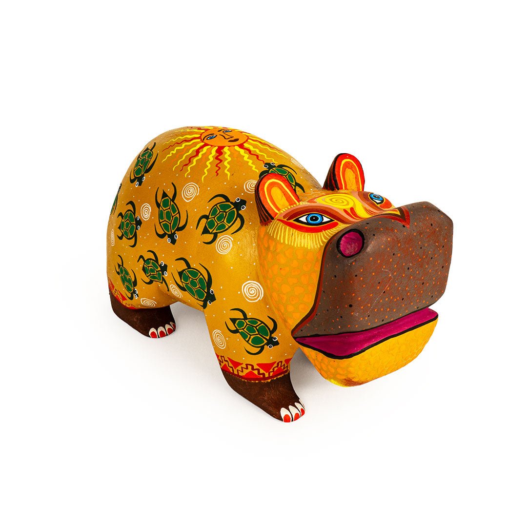 Deep River Alebrije – Hippo - Modern Mexico