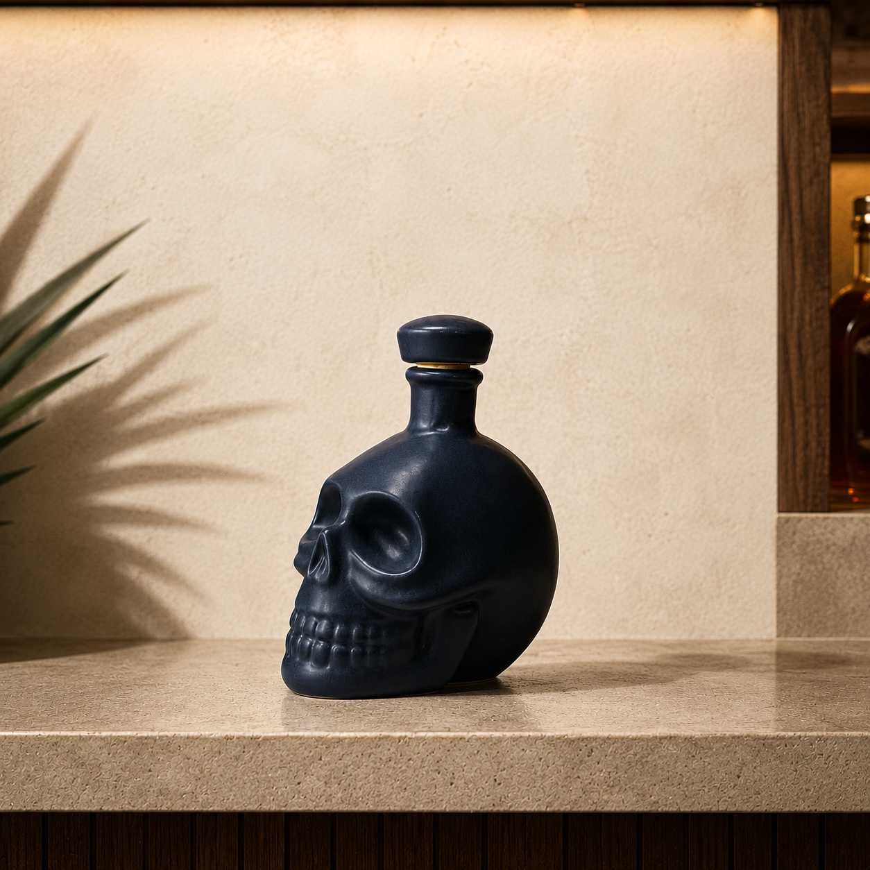 Big Calavera Bottle - Modern Mexico
