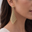 Floral Cravat Earrings - Modern Mexico